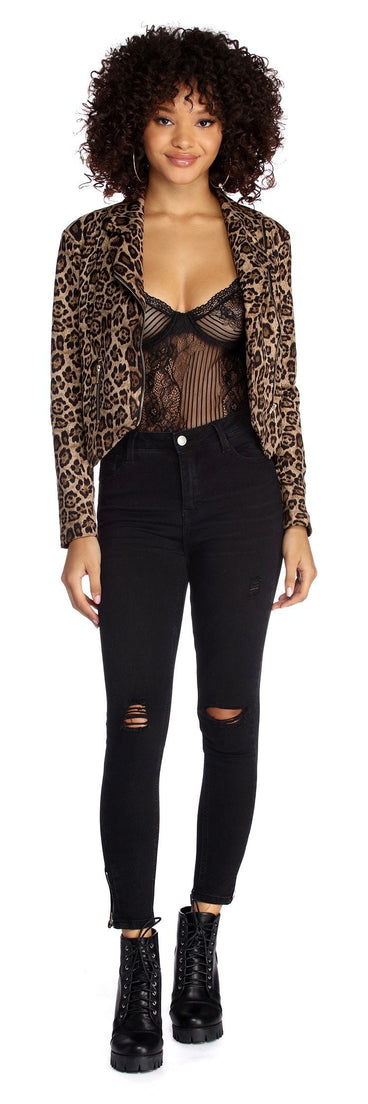 Sassy And Fierce Jacket helps create the best summer outfit for a look that slays at any event or occasion!