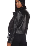Belt It Out Faux Leather Jacket helps create the best summer outfit for a look that slays at any event or occasion!
