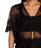 Tie Waist Lace Duster for 2022 festival outfits, festival dress, outfits for raves, concert outfits, and/or club outfits