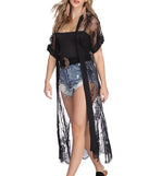 Lace For Days Duster for 2022 festival outfits, festival dress, outfits for raves, concert outfits, and/or club outfits