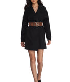Sleek And Sophisticated Trench Coat is the perfect Homecoming look pick with on-trend details to make the 2023 HOCO dance your most memorable event yet!