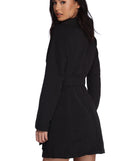 Sleek And Sophisticated Trench Coat is the perfect Homecoming look pick with on-trend details to make the 2023 HOCO dance your most memorable event yet!