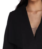 Sleek And Sophisticated Trench Coat is the perfect Homecoming look pick with on-trend details to make the 2023 HOCO dance your most memorable event yet!