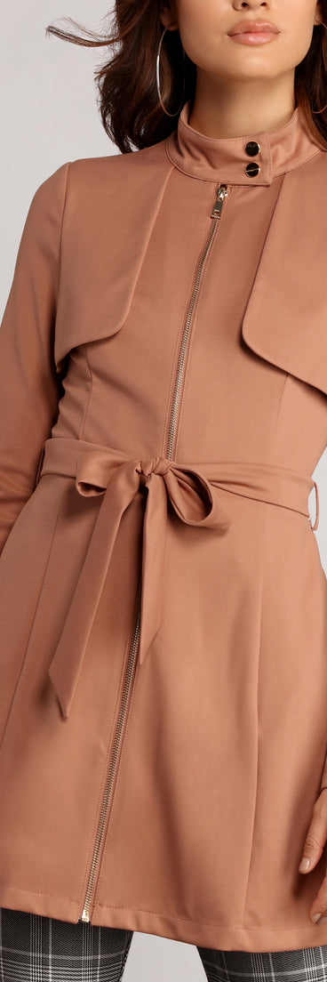 Dress It Up Trench Coat is the perfect Homecoming look pick with on-trend details to make the 2023 HOCO dance your most memorable event yet!