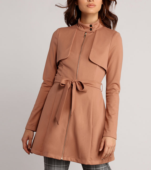 Dress It Up Trench Coat is the perfect Homecoming look pick with on-trend details to make the 2023 HOCO dance your most memorable event yet!