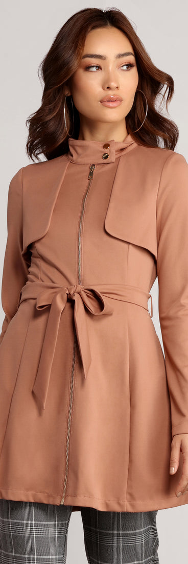 Dress It Up Trench Coat is the perfect Homecoming look pick with on-trend details to make the 2023 HOCO dance your most memorable event yet!