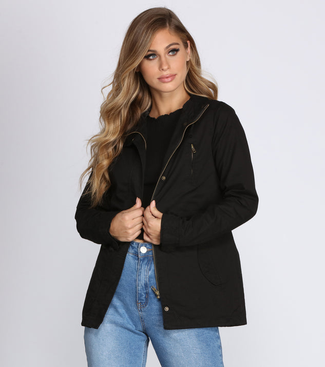 Hooded Out For An Adventure Anorak helps create the best summer outfit for a look that slays at any event or occasion!