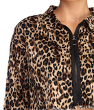 Wild One Leopard Cropped Jacket for 2022 festival outfits, festival dress, outfits for raves, concert outfits, and/or club outfits