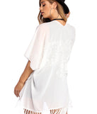 Embroidered Fringe Kimono is a trendy pick to create 2023 festival outfits, festival dresses, outfits for concerts or raves, and complete your best party outfits!