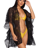 Ruffled Lace Kimono for 2022 festival outfits, festival dress, outfits for raves, concert outfits, and/or club outfits