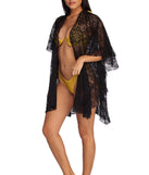 Ruffled Lace Kimono for 2022 festival outfits, festival dress, outfits for raves, concert outfits, and/or club outfits
