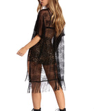 Fun In Fringe Lace Kimono Cover Up helps create the best summer outfit for a look that slays at any event or occasion!