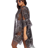 Bohemian Burnout Fringe Kimono for 2022 festival outfits, festival dress, outfits for raves, concert outfits, and/or club outfits