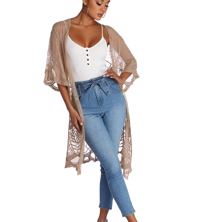 Lady Like Layers Kimono Cover Up is the perfect Homecoming look pick with on-trend details to make the 2023 HOCO dance your most memorable event yet!