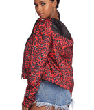 Cause A Scene Leopard Print Jacket for 2022 festival outfits, festival dress, outfits for raves, concert outfits, and/or club outfits