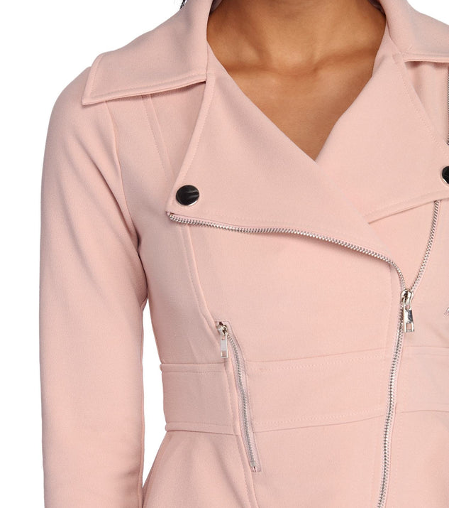 Something Sweet Peplum Jacket helps create the best summer outfit for a look that slays at any event or occasion!