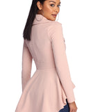 Something Sweet Peplum Jacket helps create the best summer outfit for a look that slays at any event or occasion!