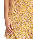 Flaunt It Floral Mini Skirt for 2022 festival outfits, festival dress, outfits for raves, concert outfits, and/or club outfits