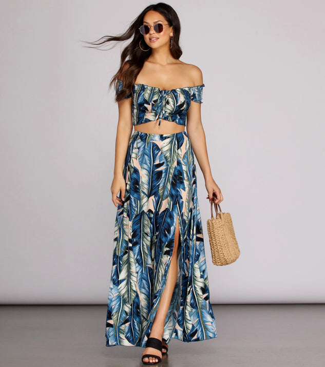 Tropic Vibes Maxi Skirt & Windsor