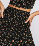 Darling Ditsy Floral Maxi Skirt