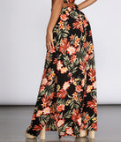 Hot Tropics Side Slit Skirt