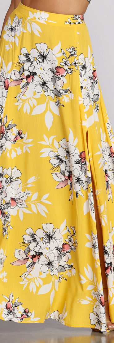 Island Time Floral Skirt