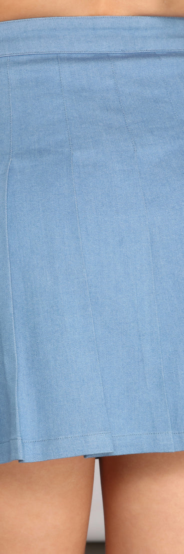 Pleated Perfection Mini Skirt provides a stylish start to creating your best summer outfits of the season with on-trend details for 2023!