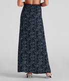 Kaleidoscope Boho Slit Maxi Skirt provides a stylish start to creating your best summer outfits of the season with on-trend details for 2023!