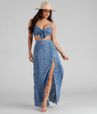 Girl's Trip Boho Slit Maxi Skirt provides a stylish start to creating your best summer outfits of the season with on-trend details for 2023!