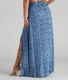 Girl's Trip Boho Slit Maxi Skirt is a trendy pick to create 2023 festival outfits, festival dresses, outfits for concerts or raves, and complete your best party outfits!