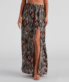 Who's That Girl Boho Maxi Skirt is a trendy pick to create 2023 festival outfits, festival dresses, outfits for concerts or raves, and complete your best party outfits!