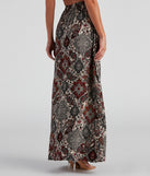 Who's That Girl Boho Maxi Skirt is a trendy pick to create 2023 festival outfits, festival dresses, outfits for concerts or raves, and complete your best party outfits!