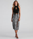 Challis Boho Slit Midi Skirt provides a stylish start to creating your best summer outfits of the season with on-trend details for 2023!