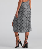 Challis Boho Slit Midi Skirt provides a stylish start to creating your best summer outfits of the season with on-trend details for 2023!