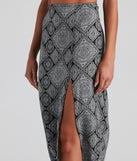 Challis Boho Slit Midi Skirt provides a stylish start to creating your best summer outfits of the season with on-trend details for 2023!