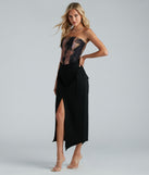 Trendy Energy High Slit Cargo Maxi Skirt