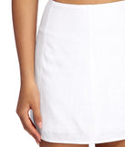 Such A Flirt Linen Mini Skirt for 2022 festival outfits, festival dress, outfits for raves, concert outfits, and/or club outfits