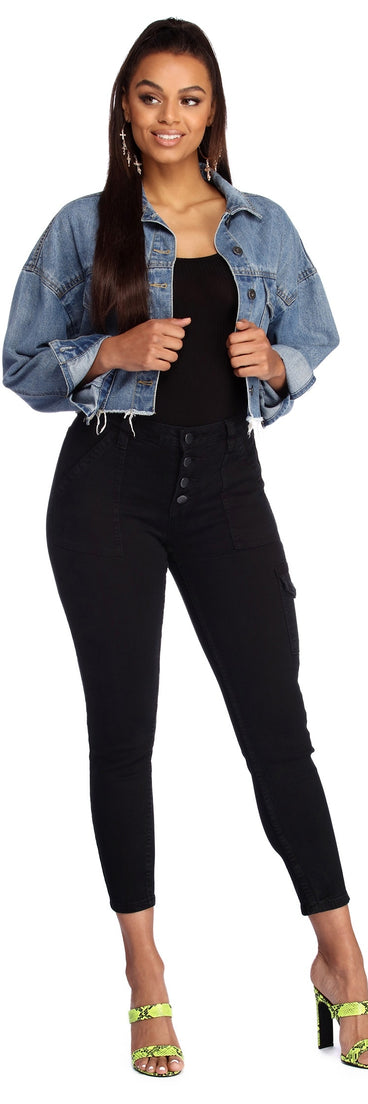 All In The Details Skinny Cargo Pants for 2022 festival outfits, festival dress, outfits for raves, concert outfits, and/or club outfits