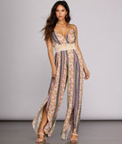 Perfect Paisley Tulip Jumpsuit will help you dress the part in stylish holiday party attire, an outfit for a New Year’s Eve party, & dressy or cocktail attire for any event.