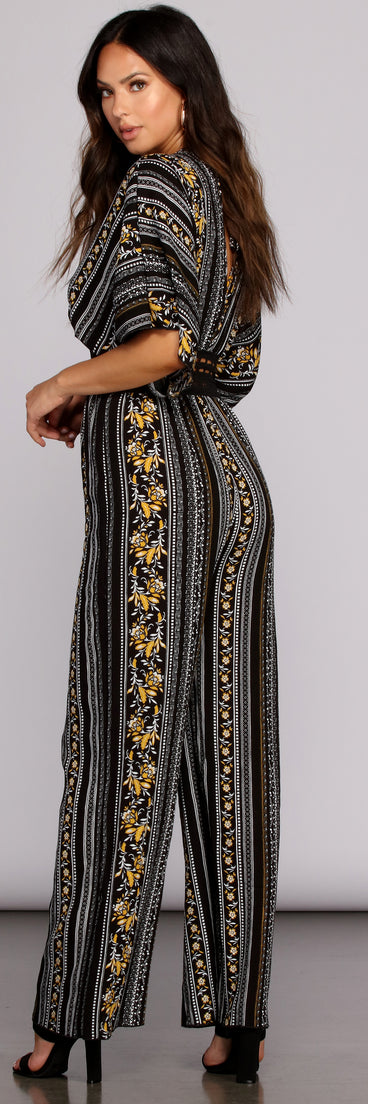 Bohemian Florals Crochet Jumpsuit for 2022 festival outfits, festival dress, outfits for raves, concert outfits, and/or club outfits