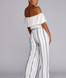 Fluttery Feels Striped Jumpsuit for 2022 festival outfits, festival dress, outfits for raves, concert outfits, and/or club outfits