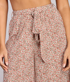 So Fresh Floral Tie Pants