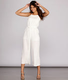 Effortlessly Cool Cropped Jumpsuit will help you dress the part in stylish holiday party attire, an outfit for a New Year’s Eve party, & dressy or cocktail attire for any event.