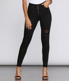 Zip It Skinny Jeans for 2022 festival outfits, festival dress, outfits for raves, concert outfits, and/or club outfits