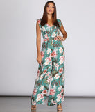 Coconut Kisses Wide Leg Jumpsuit will help you dress the part in stylish holiday party attire, an outfit for a New Year’s Eve party, & dressy or cocktail attire for any event.