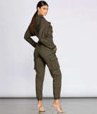 Trendy Utility Cargo Jumpsuit for 2022 festival outfits, festival dress, outfits for raves, concert outfits, and/or club outfits