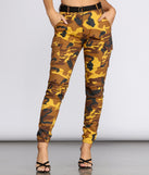 Step It Up Camo Cargo Pants for 2022 festival outfits, festival dress, outfits for raves, concert outfits, and/or club outfits