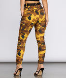 Step It Up Camo Cargo Pants for 2022 festival outfits, festival dress, outfits for raves, concert outfits, and/or club outfits