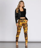 Step It Up Camo Cargo Pants for 2022 festival outfits, festival dress, outfits for raves, concert outfits, and/or club outfits
