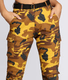 Step It Up Camo Cargo Pants for 2022 festival outfits, festival dress, outfits for raves, concert outfits, and/or club outfits